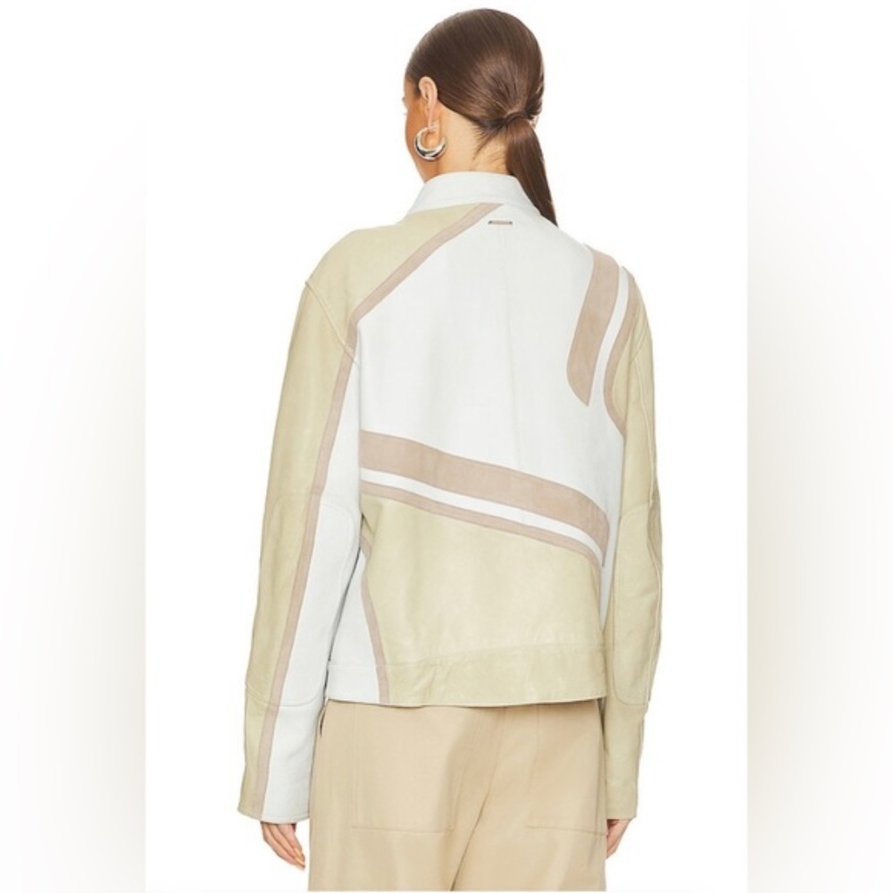 Deadwood Hiro Jacket in White & Beige size 38 NWT - Picture 3 of 11
